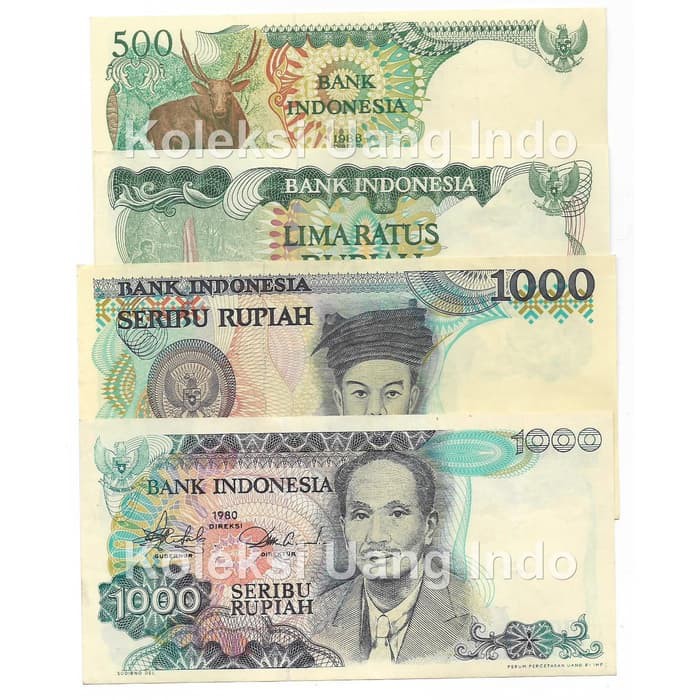 

Murah Set 500 dan 1000 Rupiah Tahun 80 an Berkualitas