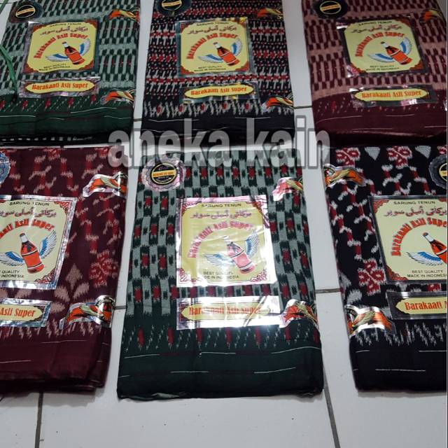 Sarung  Goyor Barakati Rasa BHS Motif Samarinda Etnik Super Adem & Jumbo / Asli Print