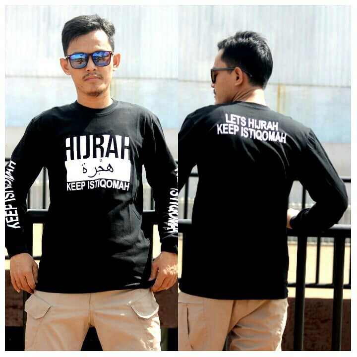 Baju Muslim hijrah Hajaru Original lengan panjang size M L dan XL - Baju Free palestine