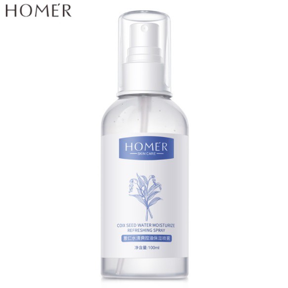 HMCX homer coix seed water oil control refreshing spray wajah