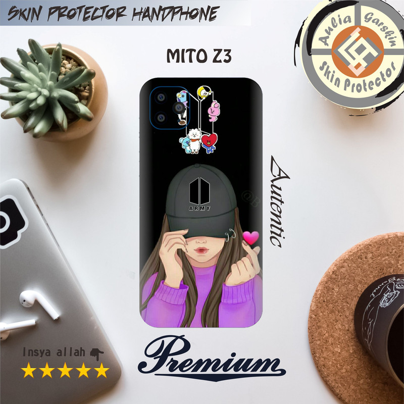 Garskin HP Mito Z3 Motif BT3   - Free Custom Motif