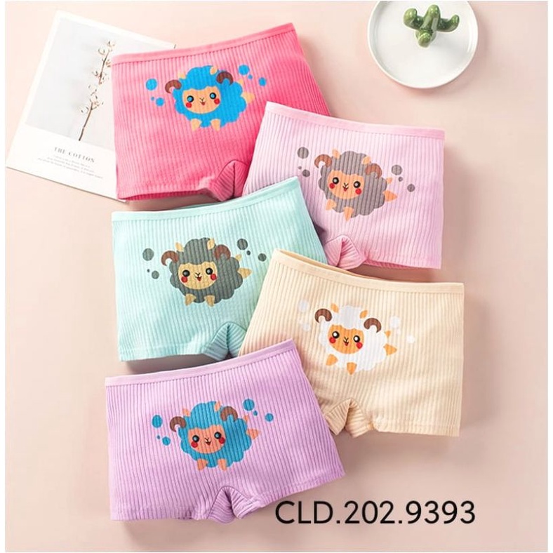 CD BOXER ANAKPEREMPUAN ISI 3Pc / CELANA DALAM BOXER ANAK CEWEK MURAH / Boxer Anak Cewek Motif Kartun /Pakaian Dalam Anak Cewek