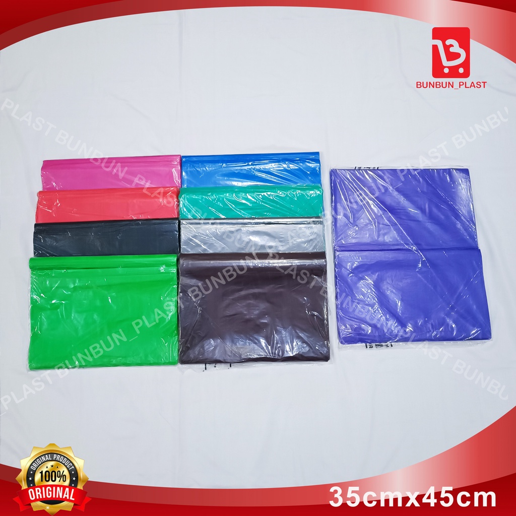 

PLASTIK HD NON POND POLOS ukuran 35X45 cm plastik pembungkus paket online