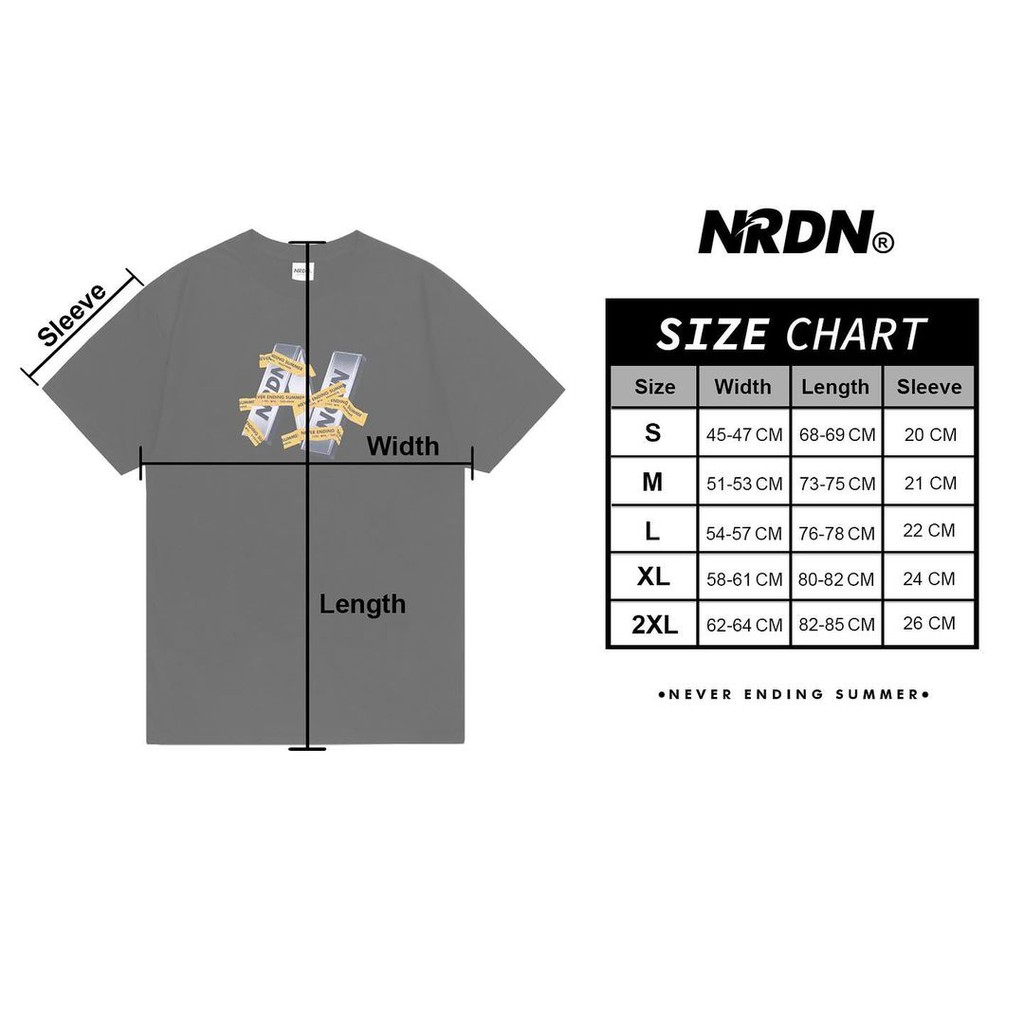 TSHIRT NRDN SEAL TAPE BLACK