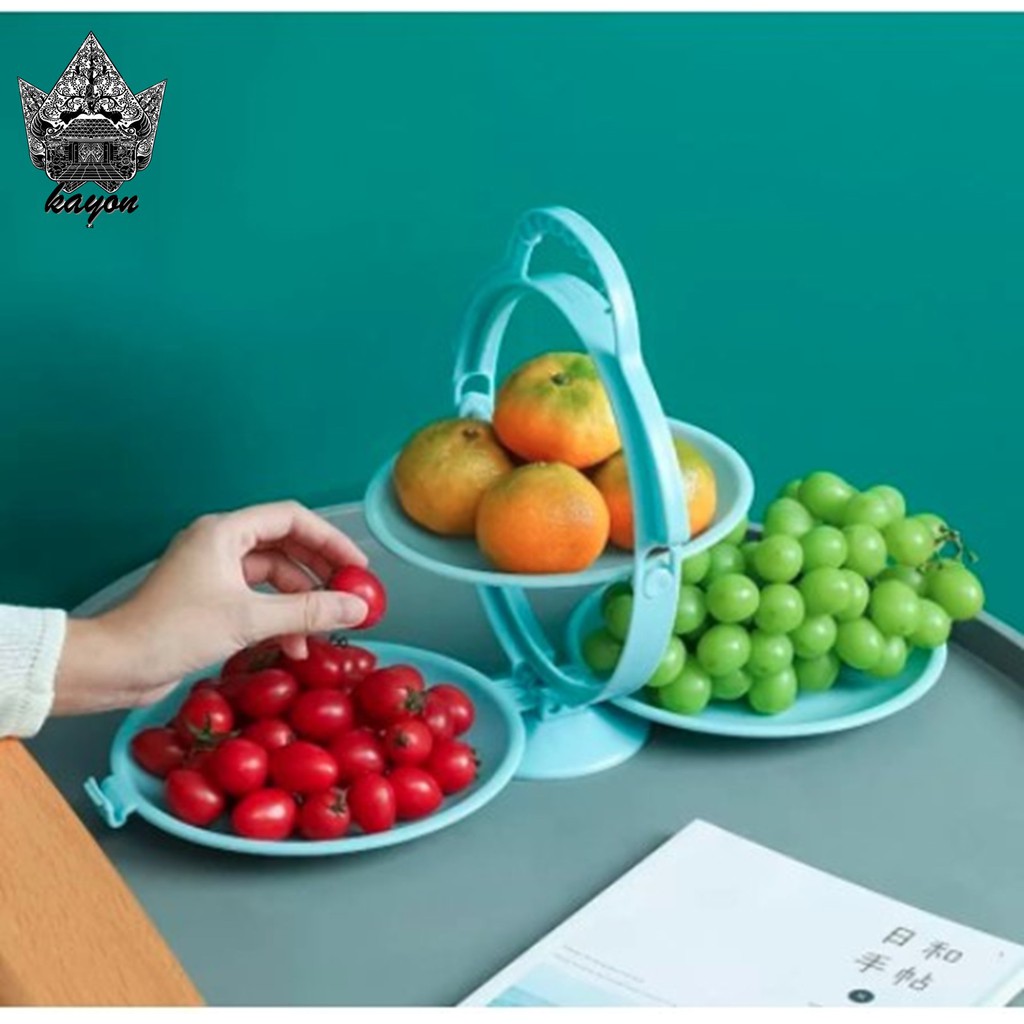 kayon.MURAH Tempat buah lipat / tempat snack / tempat makanan portable