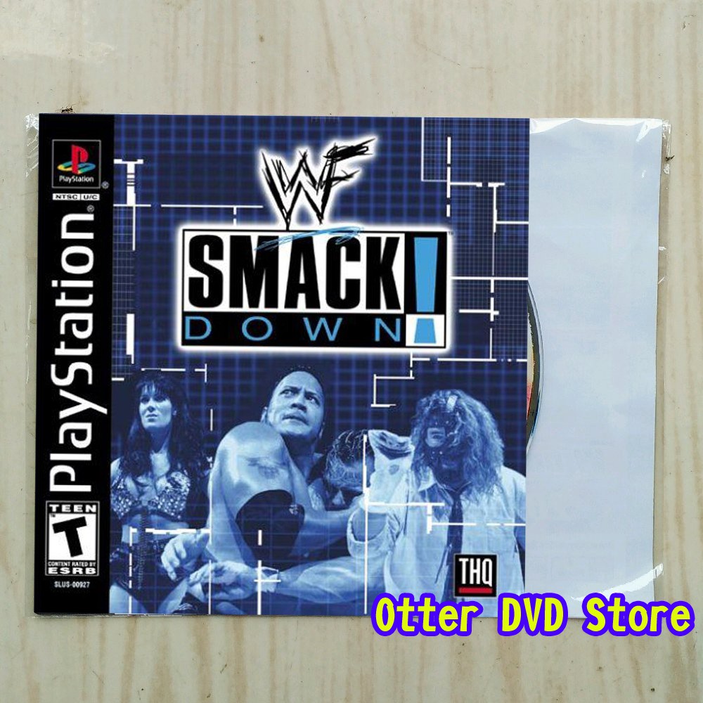 Kaset CD Game Ps1 Ps 1 WWF SmackDown Smack Down 1