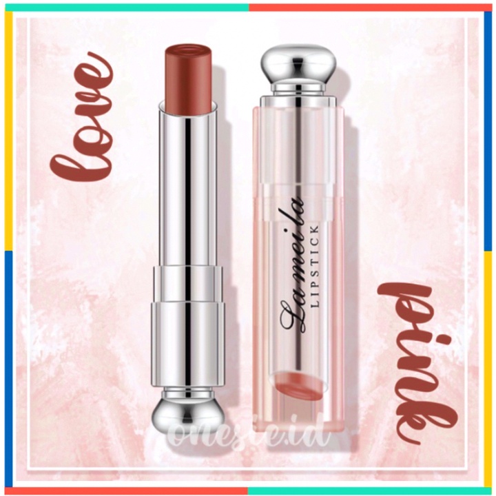 LAMEILA Love Pink Lip Balm Lipstick Lip Gloss Menjaga Lipstik Tetap Lembab LA092 1009