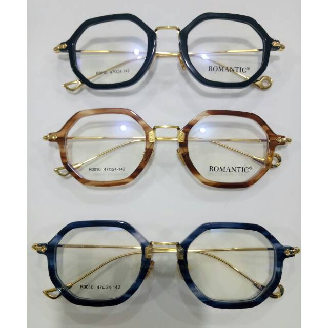 FRAME ROMANTIC KACAMATA UNIK KACAMATA ANTIK VINTAGE KEKINIAN KACAMATA KOREA