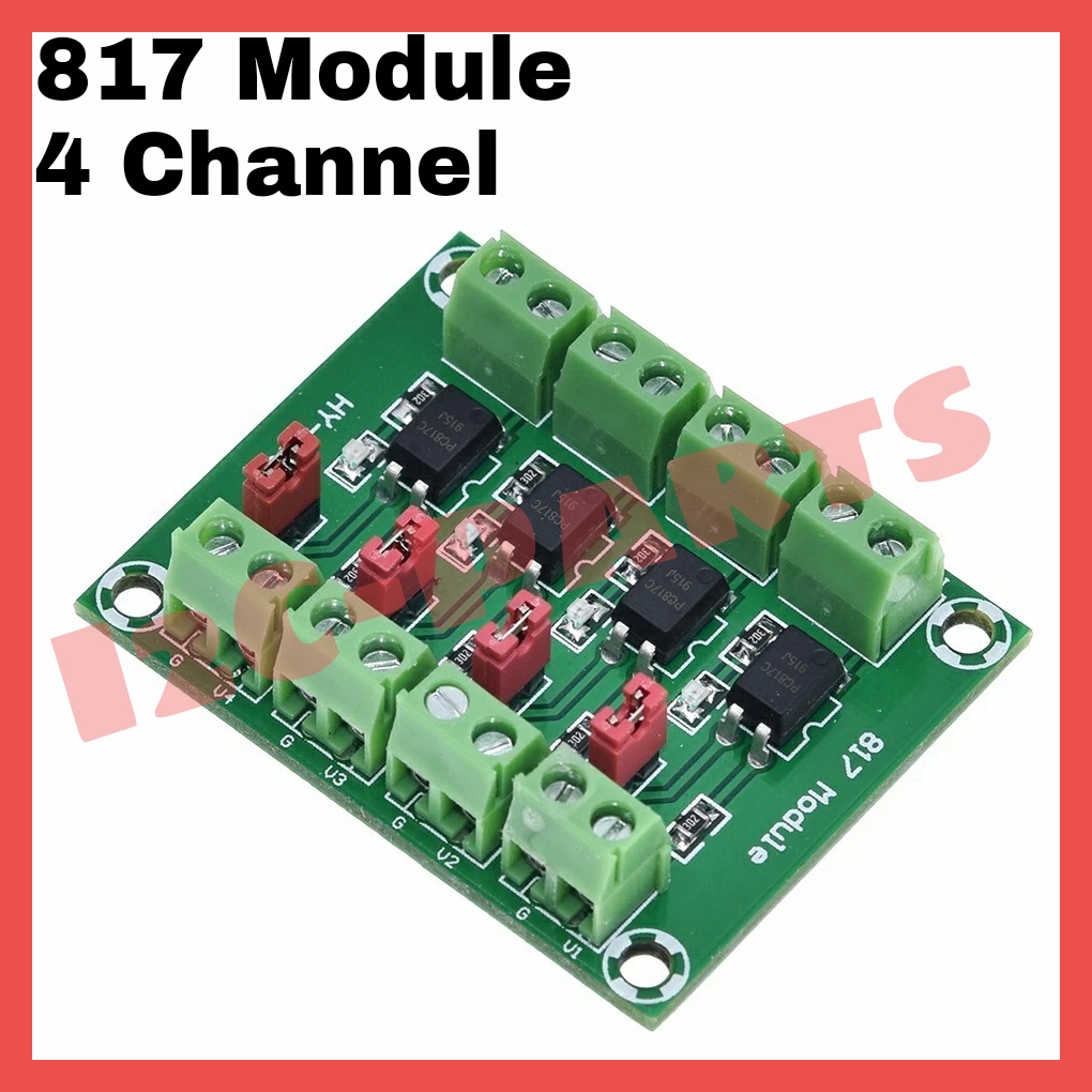 PC817 4 Channel Optocoupler Isolation Board 4 CH Opto Module