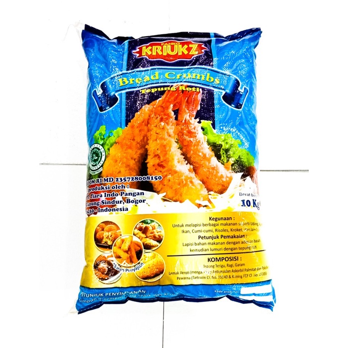 

BISA COD Tepung Roti Kriuk Mix Bread Crumbs Crispy Panir Krispy 10kg GOJEK GRAB