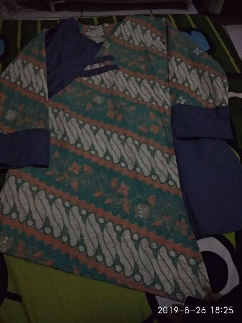 Atasan Batik Dolby Dolbi Dobby Doby Tenun Sutra Tulis Halus Katun Atbm Baron ,sarombit Atasan