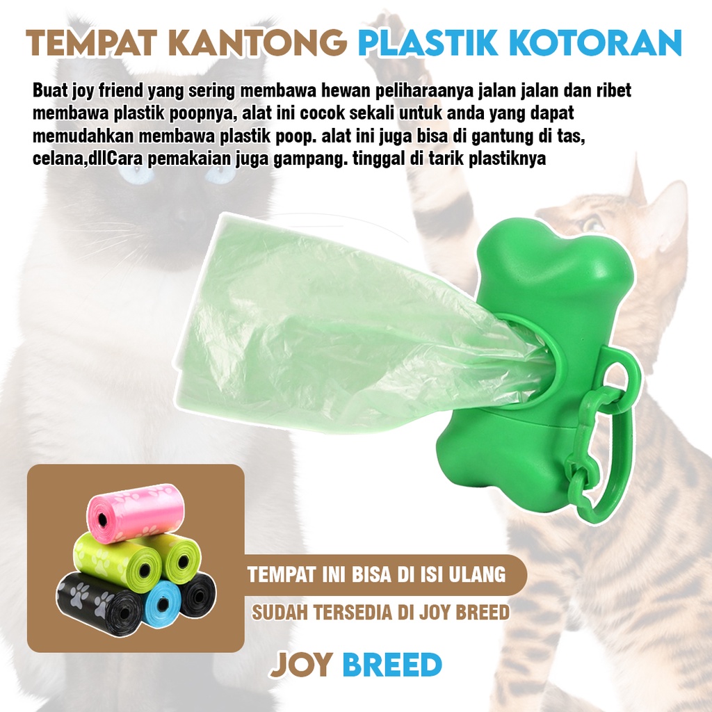 TEMPAT KANTONG PLASTIK KOTORAN ANJING KUCING POOP BAG DISPENSER