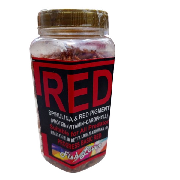 Makanan Ikan Predator FISH LOVER MAGGOT TOPLES RED BLUE YELLOW 130gr