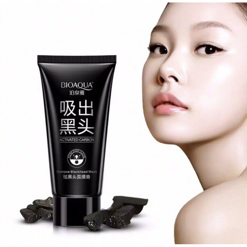 MASKER WAJAH PEMBERSIH KOMEDO DAN BEKAS JERAWAT 60gr BLACK MASK ORI