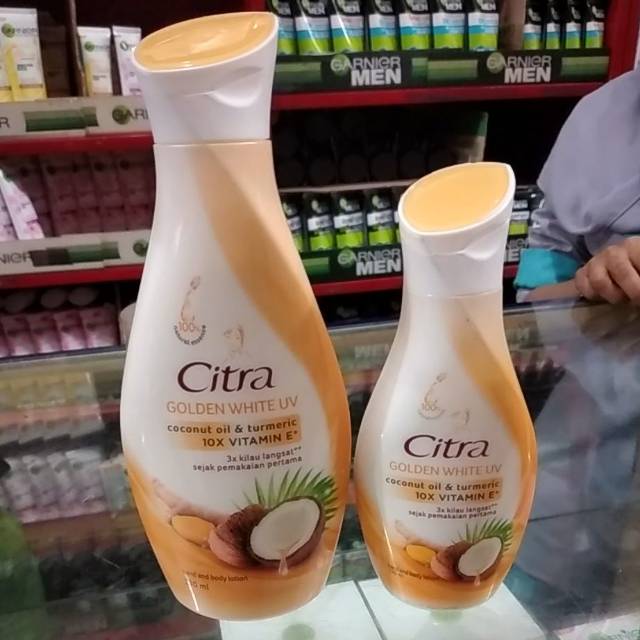 Citra golden white uv coconut oil & turmeric