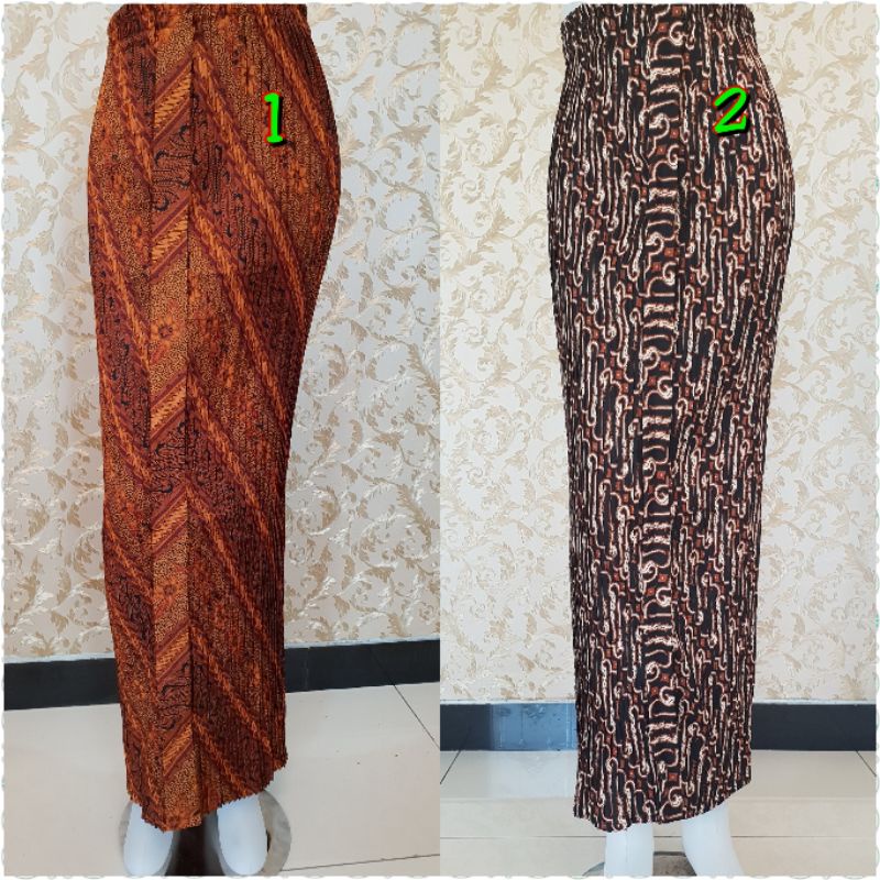 ROK PLISKET BATIK WIRU