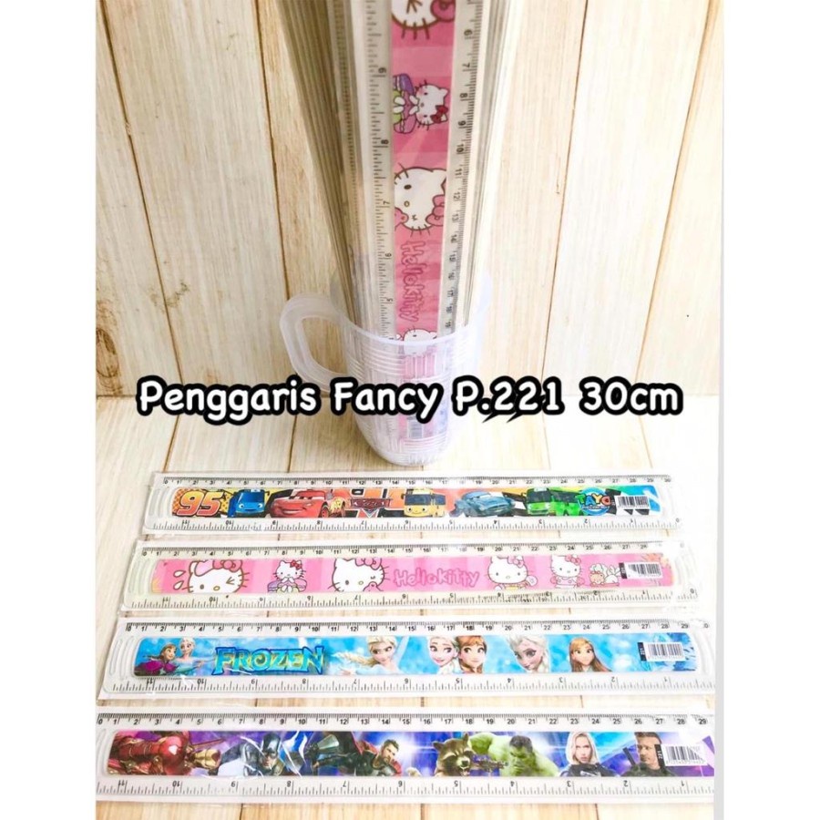 

Penggaris Fancy 30 CM