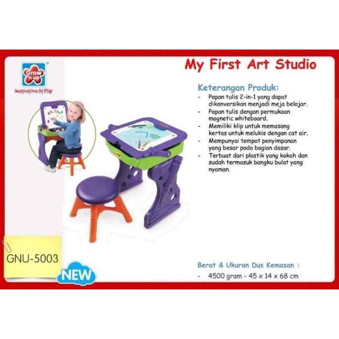 

Crayola My First Art Studio Meja Easle Papan Tulis Little Pumpkins Toy