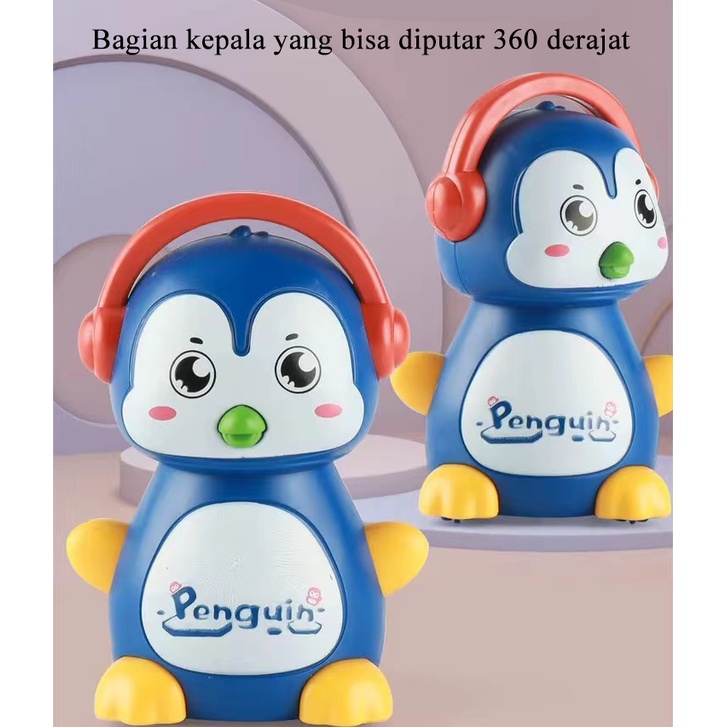 [1KG 23PCS] LBS Mainan Mobil Anak Kecil Penguin Jalan Jalan / Mainan Bayi Penguin Press &amp; Go