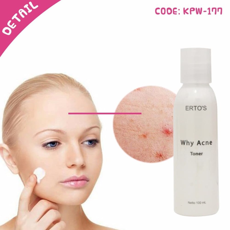 ERTOS WHY ACNE TONER UNTUK WAJAH BERJERAWAT