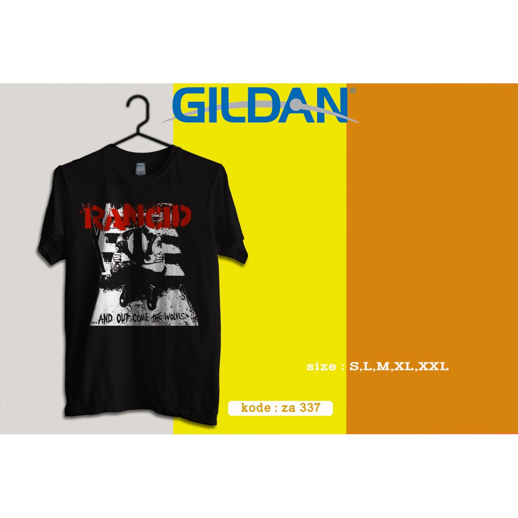 kaos rancid original gildan za337