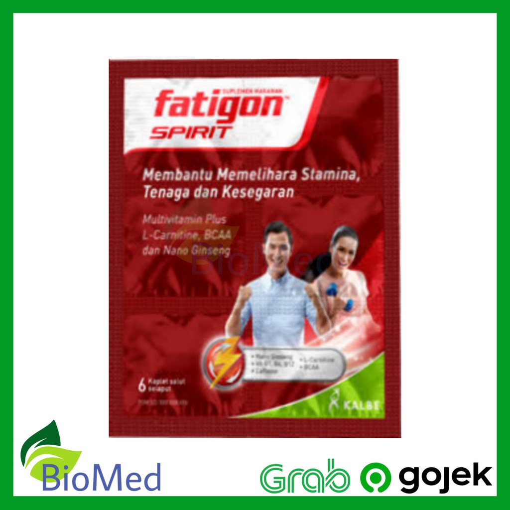 FATIGON SPIRIT STRIP - Vitamin Suplemen Kesehatan Stamina dan Tenaga