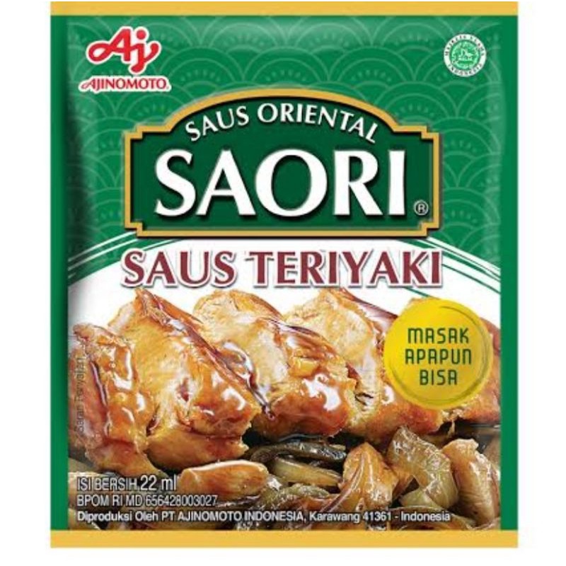 KIRIM INSTAN Saori Saus Teriyaki Sachet 23ml