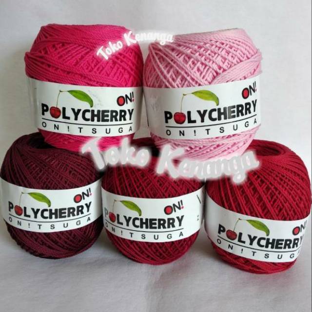 Benang rajut polycherry