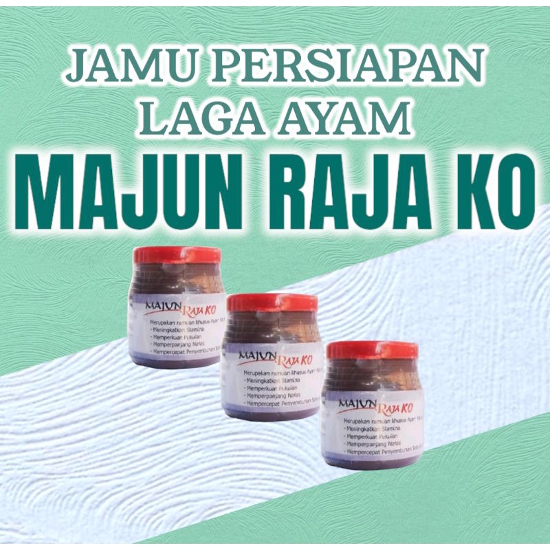kamlang basah ayam laga MAJUN RAJA KO 1 botol