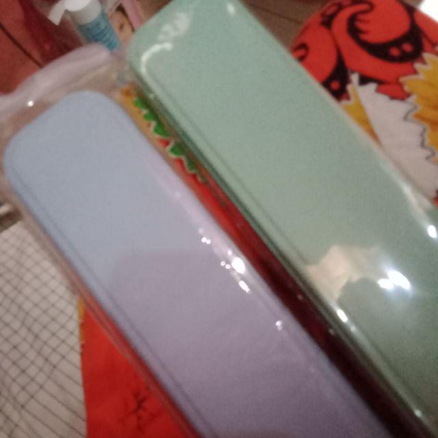 Sedotan Stainless & Set Alat Makan Garpu Sendok Sumpit