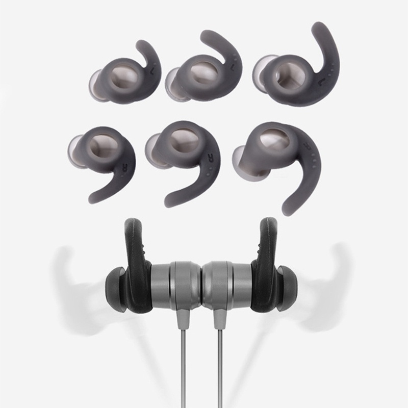 Bt 3pasang Ear Tips Silikon Earbud Earhook In-Ear Earphone Bluetooth-Kompatibel