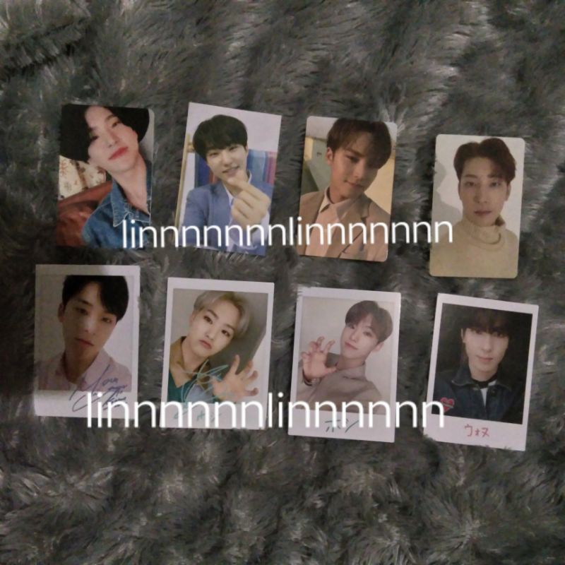 seventeen hoshi wonwoo mingyu pc tc pola caratland 2019