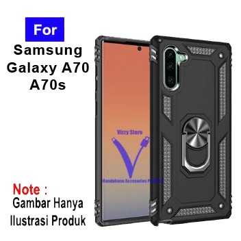 Hard Case Samsung Galaxy A70 A70s Ring ARMOR Kickstand Hybrid