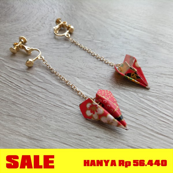 

Anting Tanpa Jarum Japanese OSEWAYA Paper origami airplane YSAK09