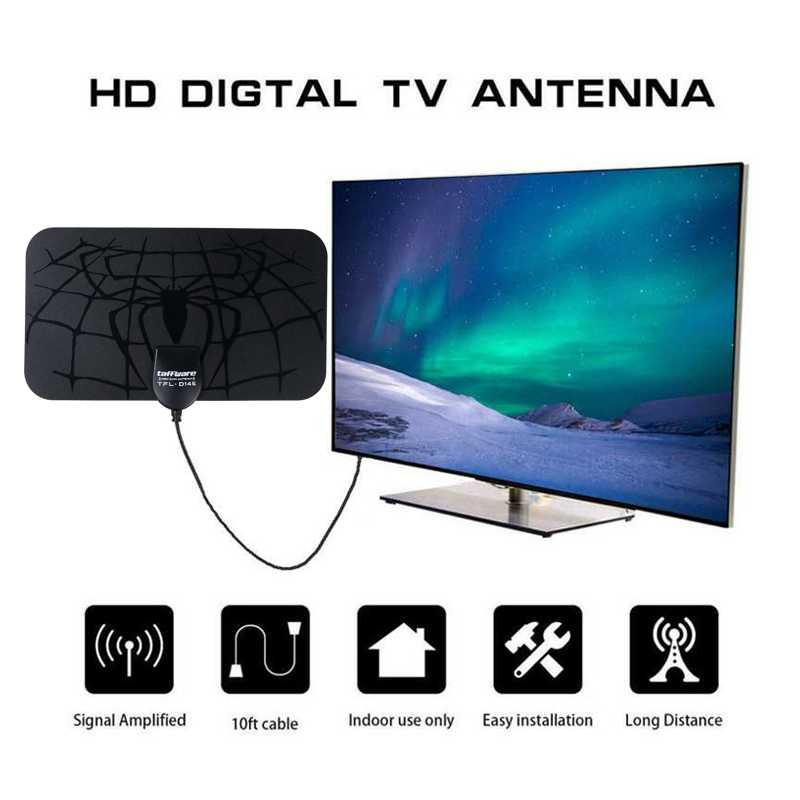 Taffware Antena Antenna Antene TV Digital DVB-T2 High Gain 25dB + Amplifier TFL-D146