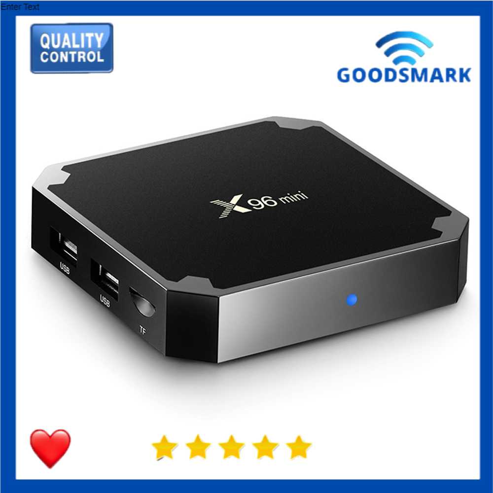 X96 Mini Smart TV Box 4K Android 9 DDR3 2GB 16GB