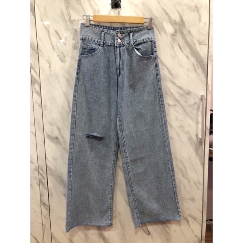 Werry Cullote Ripped Jeans ( Ada furring )