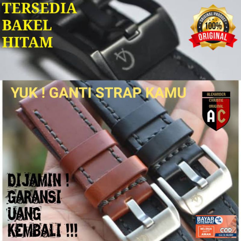 STRAP TALI KULIT JAM TANGAN ALEXANDER ALEXANDRE CHRISTIE CRISTIE CRISTI CHRISTY CRISTY ORIGINAL