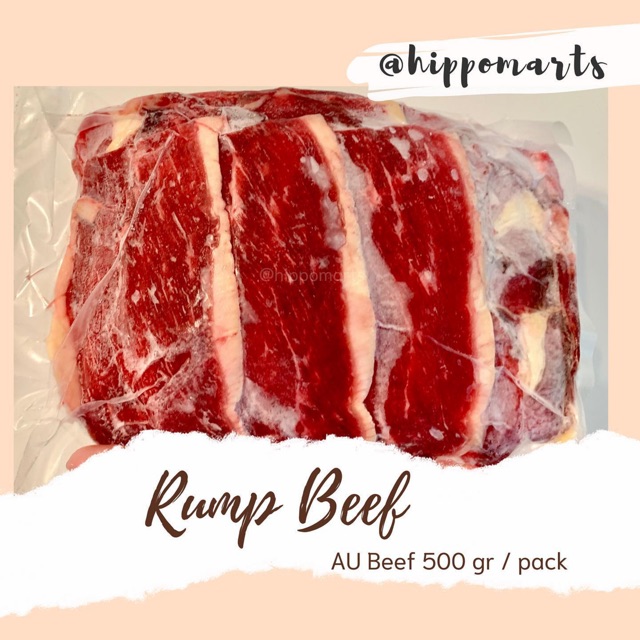 Australian Rump Beef 500gr ( Daging Slice - Rendah Lemak / Less Fat )