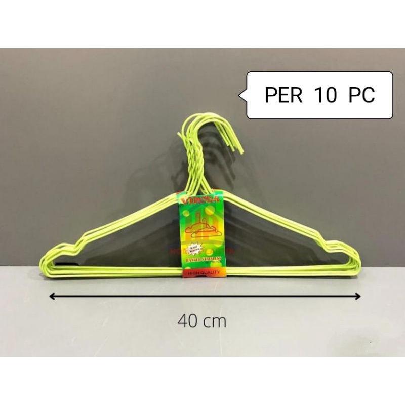 Gantungan  , 10 PCS  , Gantungan Baju kawat , Hanger Baju Laundry