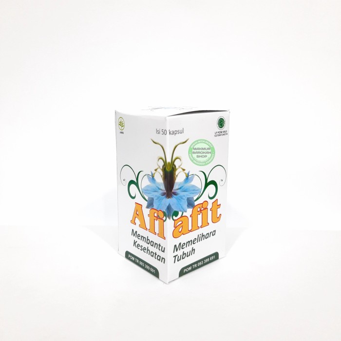 afiafit herbal daya tahan tubuh