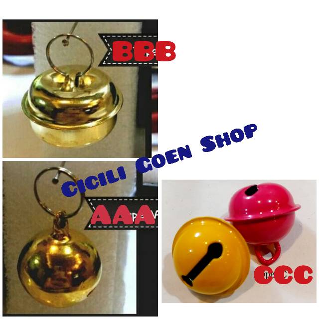 BUY 1 GET 1 !!! Lonceng plus ring tambahan aksesoris kalung anjing kucing tas dompet kunci uk 20MM