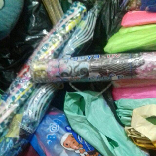 Payung Satin 16 Jari Tingkat Motif