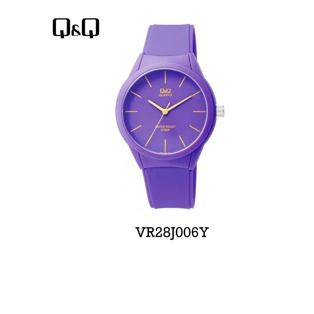 SALE Jam Tangan Unisex Casual Rubber Karet Analog Original Q&amp;Q QNQ QQ VR28 VR28J Series