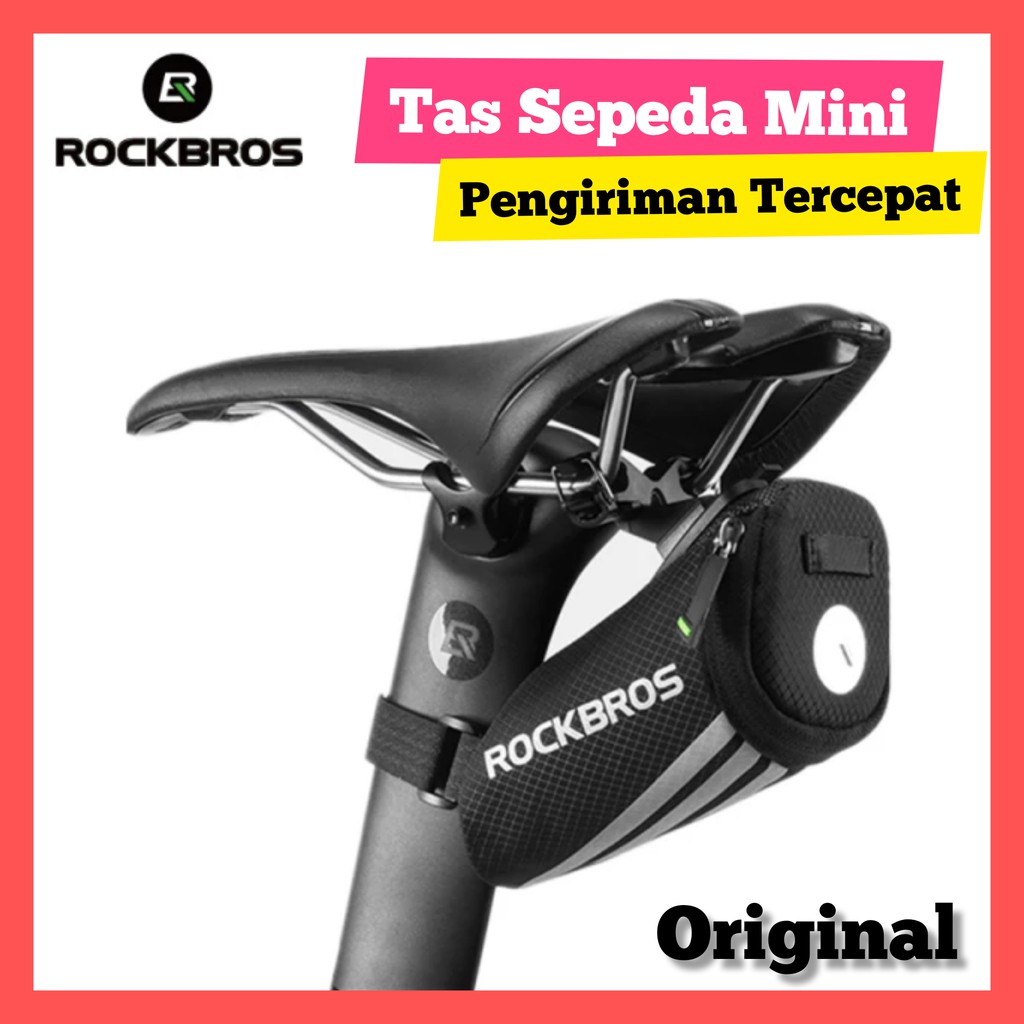 Tas Sepeda Belakang Portable Ultralight Reflektif Tas Bersepeda Jalan MTB Original Terbaik