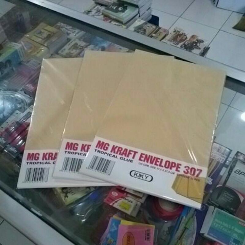 

Amplop Coklat Kiky 307 ukuran 17.5 x 27.5 cm