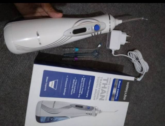 WATERPULSE WATER JET PICK FLOSSER TEETH TOOTH V400 / WATERPULSE DENTAL FLOSSER  PEMBERSIH GIGI V 400 plus