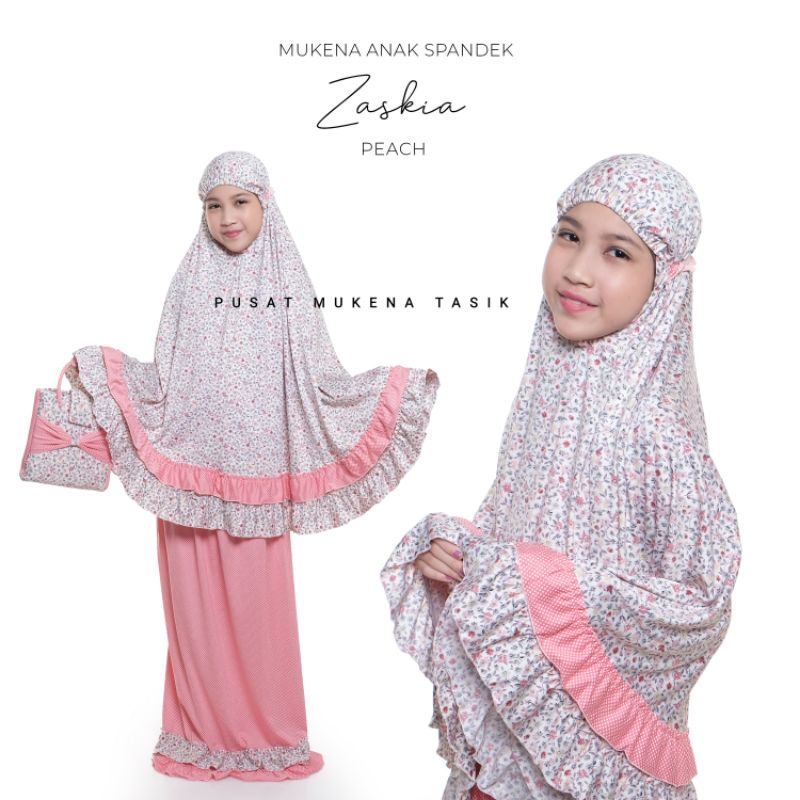 COD PUSAT GROSIR BELI MUKENA ANAK (5-12 TAHUN) SPANDEK SUTRA ZASKIA | MUKENA MURAH SAKINAH