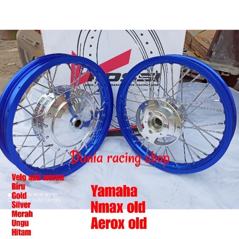 Paketan Velg Pelek Ring 14 Nmax old Nmax New Aerox 155 PCX 150 160 Velg Rossi ukuran 140 160 185 215 215 250 300 350 14