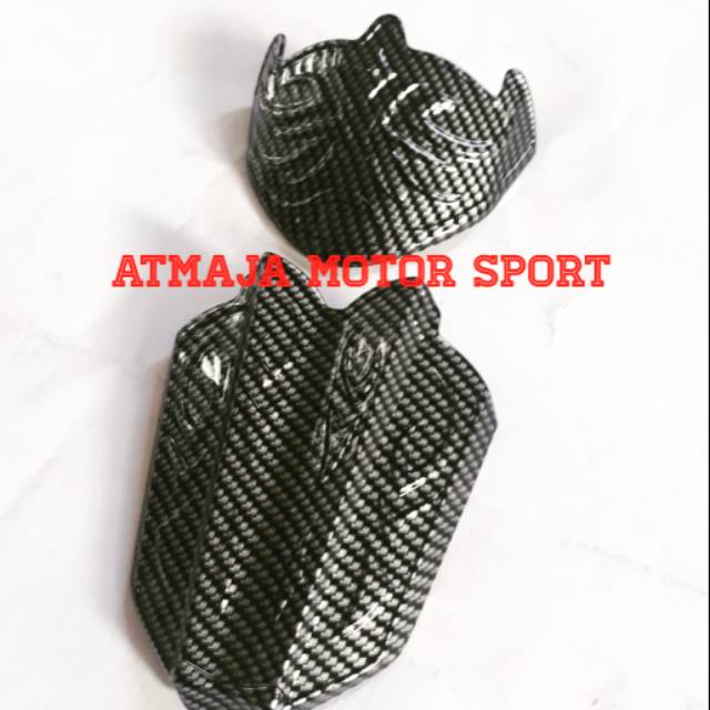 COVER SPAKBOR CARBON VARIO 150 NEW TUTUP SPAKBOR DEPAN BELAKANG CARBON VARIO 150 LED